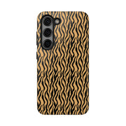 Wild Tiger Print Tough Phone Case - Stylish and Durable