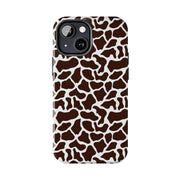 Giraffe Print Tough Phone Case - Stylish & Durable Protection for Animal Lovers