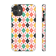 Colorful Playing Card Pattern Tough Case for iPhone