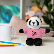 Cute Stuffed Animal with 'Love You' Tee - Perfect Gift for Kids and Beloved Ones