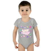 Cute Infant Baby Bodysuit with Playful Cloud Design