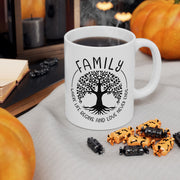 Family Tree Ceramic Mug - 11oz & 15oz | Perfect Gift for Family Gatherings & Special Occasions