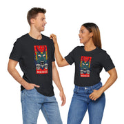 Merge Graphic Unisex Tee - Edgy Skull & Dragon Design