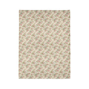 Cozy Floral Soft Polyester Blanket for Relaxation and Home Decor