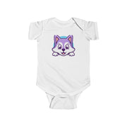 Cute Animal Face Infant Bodysuit - Adorable Baby Onesie for Newborns