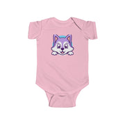 Cute Animal Face Infant Bodysuit - Adorable Baby Onesie for Newborns