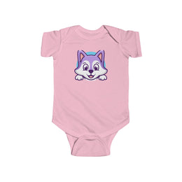 Cute Animal Face Infant Bodysuit - Adorable Baby Onesie for Newborns