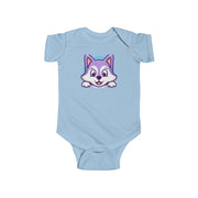 Cute Animal Face Infant Bodysuit - Adorable Baby Onesie for Newborns