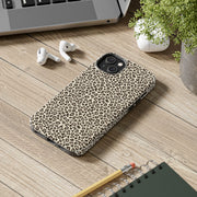 Leopard Print Tough Phone Case - Stylish & Durable Protection
