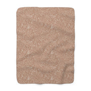 Cozy Floral Sherpa Fleece Blanket - Soft and Stylish