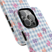 Cute Bow Pattern iPhone Case - Tough Cases for Girls & Women