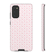 Stylish Samsung Galaxy Phone Case with Pink Ribbon Design