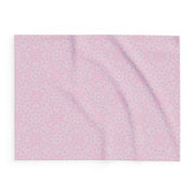 Cozy Pink Floral Arctic Fleece Blanket for Warmth and Comfort