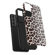 Giraffe Print Tough Phone Case - Stylish & Durable Protection for Animal Lovers
