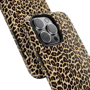 Leopard Print Tough Phone Case - Stylish & Durable Protection for Your Device