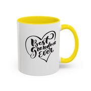 Best Grandma Ever Accent Coffee Mug - Perfect Gift for Mother's Day and Grandparent Celebrations
