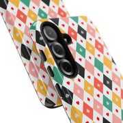 Colorful Hearts Samsung Galaxy Phone Case - Stylish Tough Cases for Everyday Protection