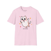 Cute Cat Graphic Unisex Softstyle T-Shirt - Perfect for Pet Lovers