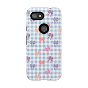 Bow-Patterned Google Pixel Phone Case - Stylish Protection for Your Device