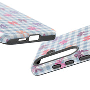 Cute Bow Pattern Tough Samsung Galaxy Phone Case - Stylish Protective Cover for Everyday Use