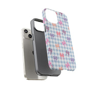 Cute Bow Pattern iPhone Case - Tough Cases for Girls & Women
