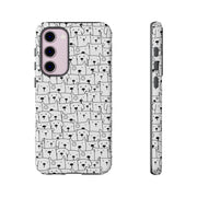 Cute Dog Pattern Samsung Galaxy Phone Case - Tough Cases for Pet Lovers