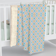 Cozy Floral Sherpa Fleece Blanket for Home Relaxation