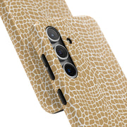 Stylish Tough Phone Case with Trendy Giraffe Pattern