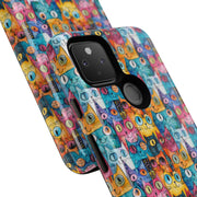 Colorful Cat Google Pixel Phone Case - Tough Cases for Pet Lovers