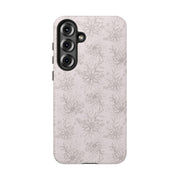 Floral Tough Samsung Galaxy Phone Case - Durable Design for Nature Lovers