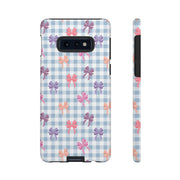 Cute Bow Pattern Tough Samsung Galaxy Phone Case - Stylish Protective Cover for Everyday Use