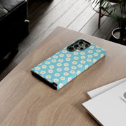 Floral Tough Samsung Galaxy Phone Case - Daisy Design for Summer Vibes
