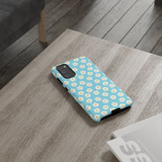 Floral Tough Samsung Galaxy Phone Case - Daisy Design for Summer Vibes