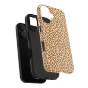 Giraffe Print Tough Phone Case for Animal Lovers