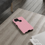 Pink Heart Pattern Tough Google Pixel Phone Case - Cute and Durable Protection