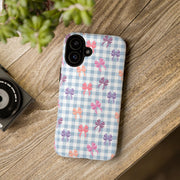 Cute Bow Pattern iPhone Case - Tough Cases for Girls & Women