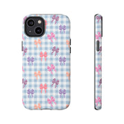 Cute Bow Pattern iPhone Case - Tough Cases for Girls & Women