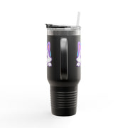 Cute Animal Insulated Travel Mug - 40oz with Straws and Handle