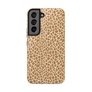 Giraffe Print Tough Phone Case for Animal Lovers
