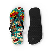 Superhero Comic Flip Flops - Fun Summer Sandals for Beach Lovers