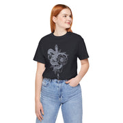 Botanical Snake Unisex Tee - Trendy Graphic T-Shirt for Nature Lovers