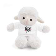 Cute Stuffed Animal with 'Love You' Tee - Perfect Gift for Kids and Beloved Ones