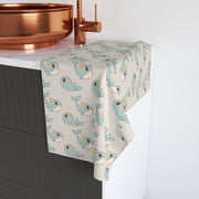 Cute Whale Pattern Hand Towel - Perfect for Beach Days and Home Decor