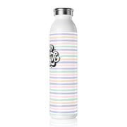 Motivational Slim Water Bottle - 'You Are Enough' - Inspiring Colorful Design