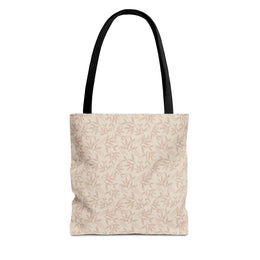 Elegant Floral Pattern Tote Bag - Eco-Friendly Shopping Bag for All Occasions