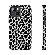 Stylish Cow Print Tough Phone Case - Durable Protection for Animal Lovers