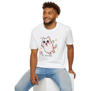 Cute Cat Graphic Unisex Softstyle T-Shirt - Perfect for Pet Lovers