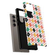 Colorful Hearts Samsung Galaxy Phone Case - Stylish Tough Cases for Everyday Protection