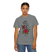 Devotree Snake & Roses Unisex Garment-Dyed T-Shirt