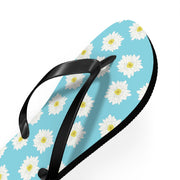 Floral Blue Flip Flops - Summer Chic Sandals for Beach and Casual Wear